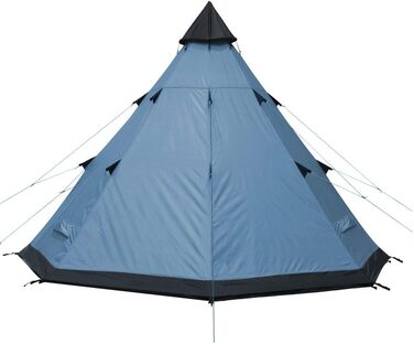 Намет Lido 290 3-місний вігвам-намет Підлога каструля УФ 50 Захист від комах Екран Висота Водонепроникний 5000 мм Синій сірий