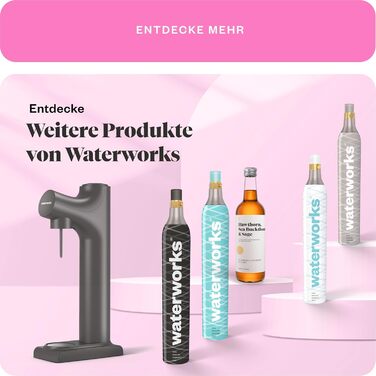 Водопровід Рожевий 3 шт. циліндр CO2 адаптер (підходить для Sodastream Quick Connect) Стартовий набір
