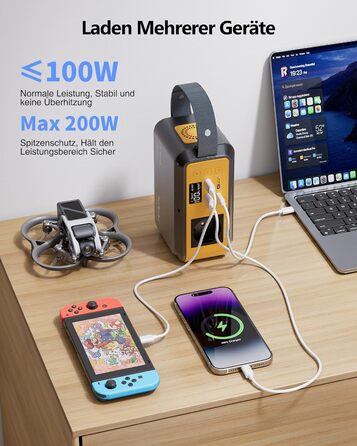 Портативна електростанція VTOMAN Jump 1500X 1500 Вт, сонячний генератор LiFePO4 потужністю 828 Втгод з можливістю розширення до 2376 Втгод, швидка зарядка 230 В змінного струму/100 Вт через USB-C для кемпінгу, подорожей, надзвичайних ситуацій, автофургоні