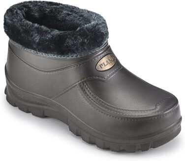 Чоловічі сабо з гумовою підкладкою ESTRO - Чоловічі гумові чоботи з підкладкою Жіночі короткі гумові черевики A16 45 EU сірого кольору