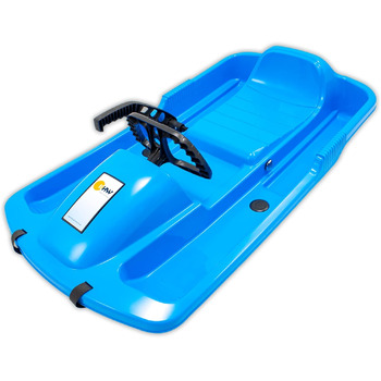 Рульові санчата Snow Fox перевірено TV Зроблено в Німеччині складна система рульового управління та нековзне кермо холодний та сві