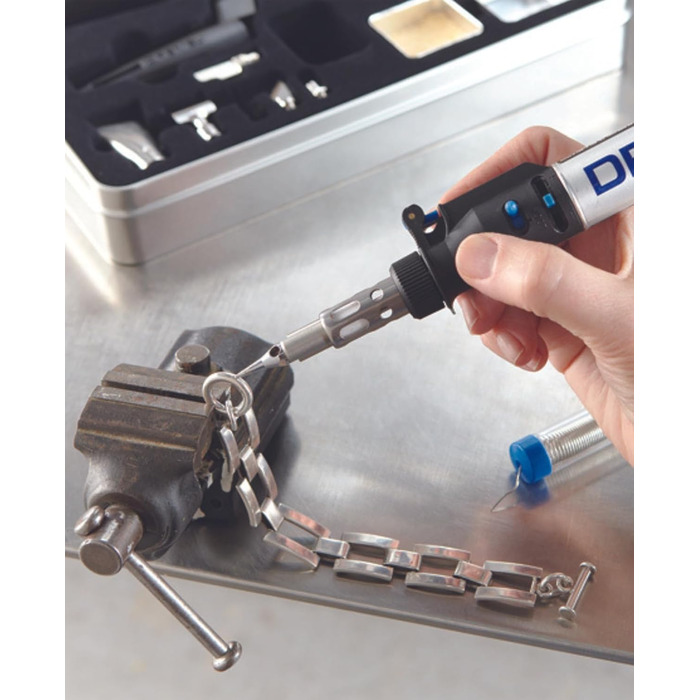 Паяльник Dremel 2000 VersaTip - паяльник і паяльний набір (з 6 змінними насадками для паяння, гарячого різання, зварювання, клейму
