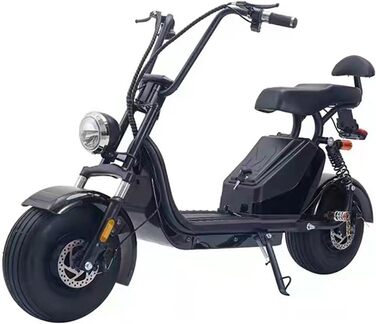 Двоколісний електричний скутер серії SISCOO X17 48В жирові шини невеликий скутер 12AH 24KM діапазон електричний міні-сітікоко