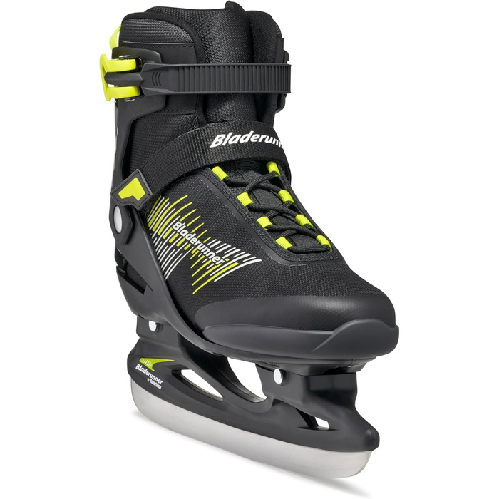 Універсальні ковзани Bladerunner Igniter Ice для ковзанів-любителів, чоловічі, чорні/лаймові, 39 (Велика Британія 6 / США 7)