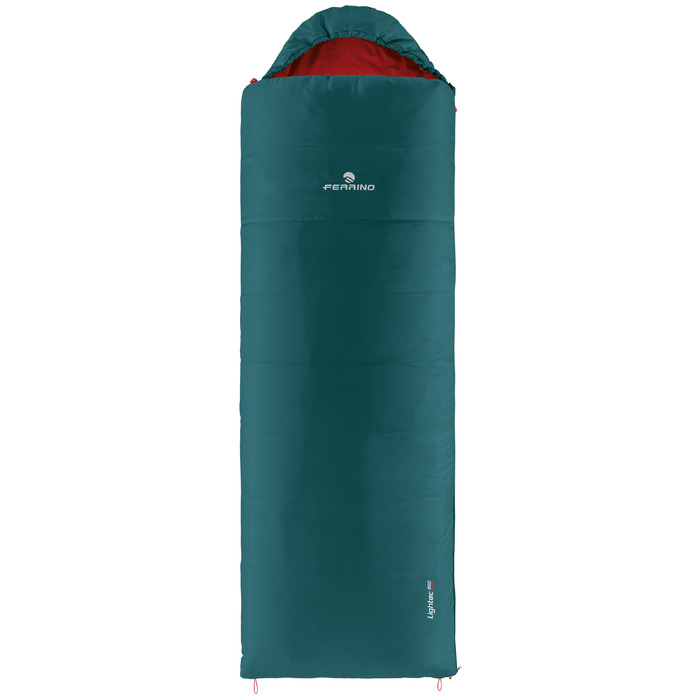 Спальний мішок Ferrino Lightec 950 SSQ/+5°C Green Left (86652NVVS)
