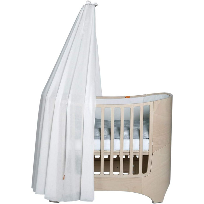 Дитяче ліжко Leander - побілене каркас балдахіна кольору побілене балдахін кольору білого