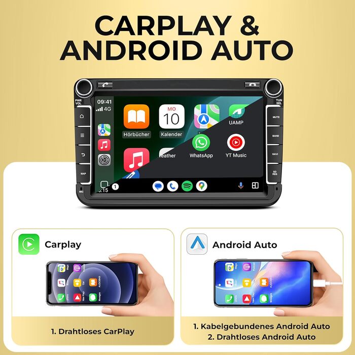 Автомагнітола MIC AV8V7-Ultra на Android 13 з навігацією Snapdragon 665, 8 ГБ 256 ГБ, 8 дюймів, DSP, SIM-карта, бездротовий зв&39язок Apple CarPlay та Android Auto, DAB, CANBUS, GPS для VW/KODA/SEAT (заміна RNS/RCD)