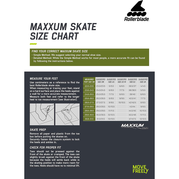 Роликові ковзани 7/7.5 чорний/лайм