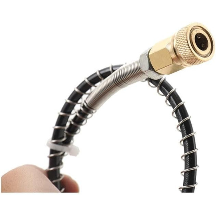 Адаптер для передачі YILIKISS SET шланг високого тиску для Soda Maker Duo Quick Connect QC, тип, Terra Адаптер для пересадки з великих бутлів на нові балони СО2 (перехідник для перенесення шланг високого тиску)