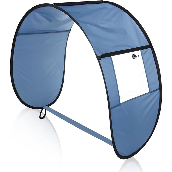 Універсальний навіс від сонця для даху візка ручного візка з вікном відкидний візок пляжний візок синій