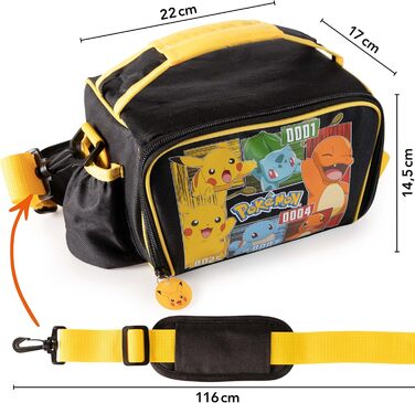 Сумка-холодильник Pokmon з ланч-боксом жовтого кольору