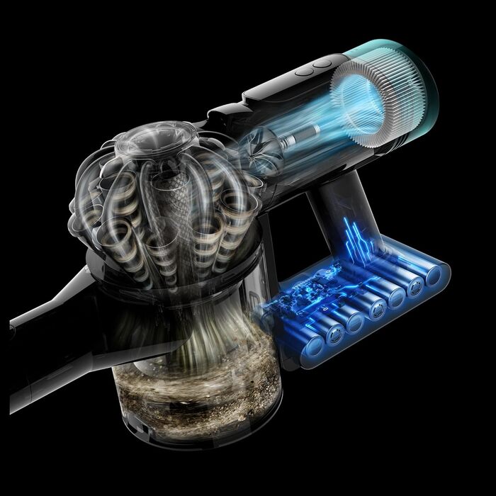 Ручний пилосос Dyson V10 Konical, 150 Airwatt, колір Moulded Vinca та Black