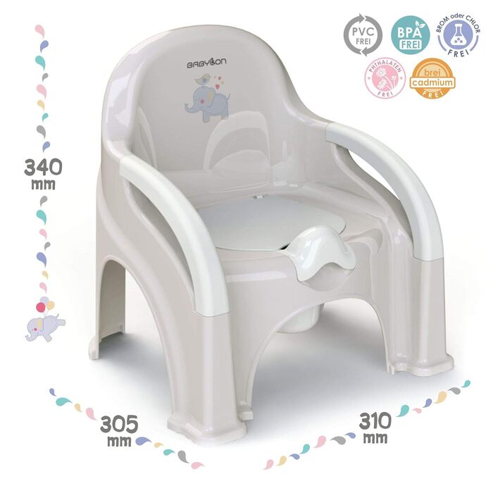 ВАВІЛОН дитячий горщик з кришкою Прем&39єр, дитячі унітази зі знімною чашею, великий дитячий унітаз, горщик дитячий/горщик для уні