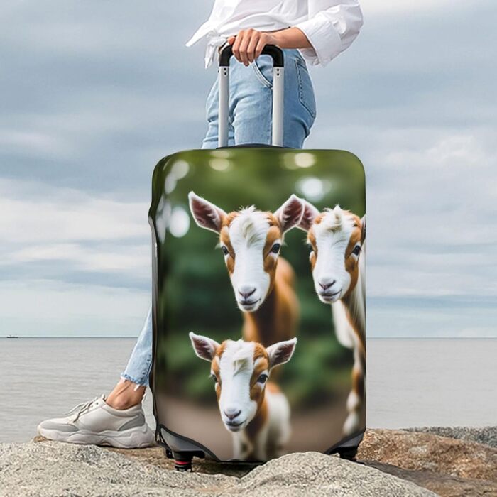 Чохол для валізи Ziegen, міцний захист, підходить для багажу розміром 45.7-81.3 см, малий, Чорний