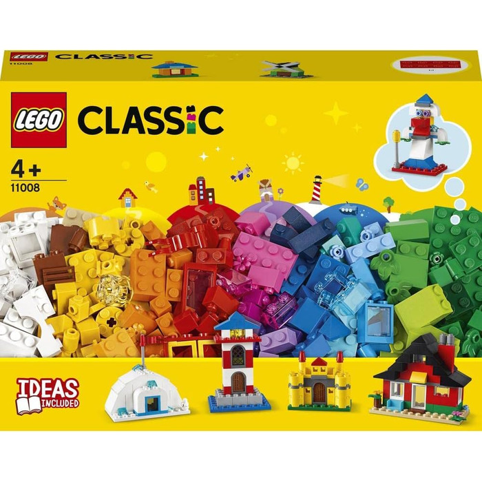 Конструктор LEGO Classic 11008, Кольорові будинки, 270 деталей