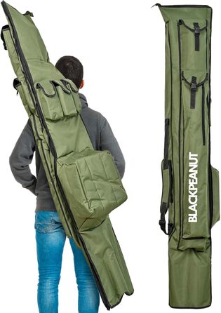 Подовжені рибальські сумки, велика місткість, міцні та безпечні, легкі для транспортування, рибальська сумка довжиною 1,75 м