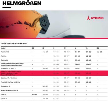 Лижний шолом Atomic REVENT LITE - Шолом для сноуборду та лиж із системою 360 Fit та активною системою вентиляції Aircon - Holo Core для максимальної амортизації Чорний 55-59