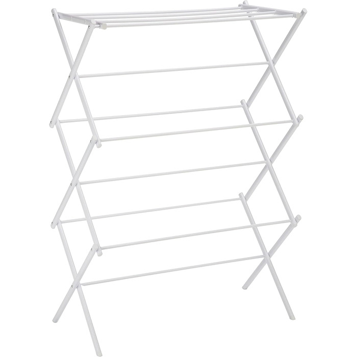 Складаний кінь для одягу, білий білий одномісний