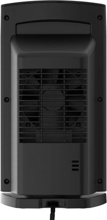 Керамічний настільний обігрівач Lasko CD12950 для побутового використання з тумблером, блокуванням від дітей, цифровим дисплеєм, т