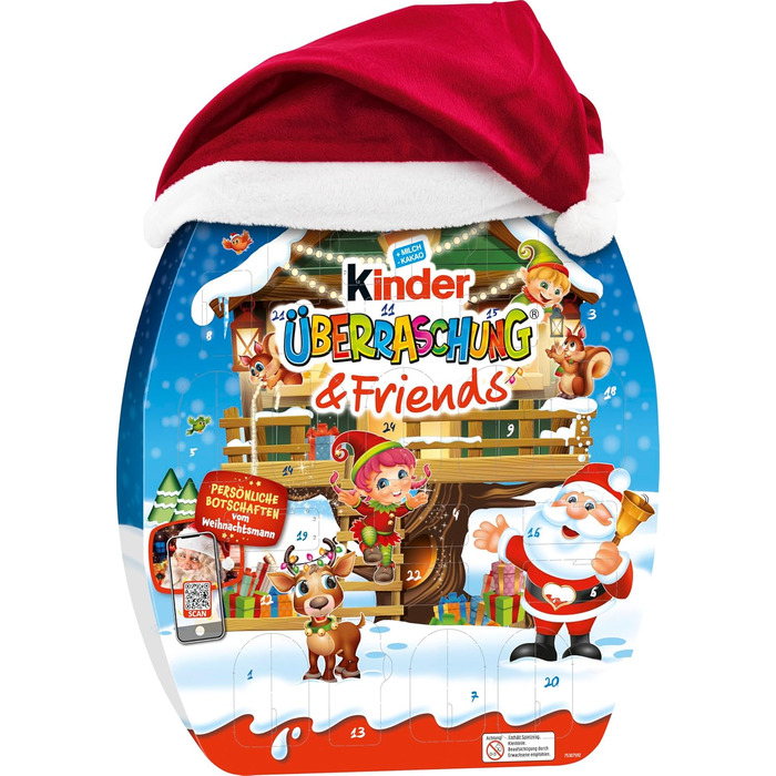 Адвент-календар Kinder Surprise & Friends, 370 г