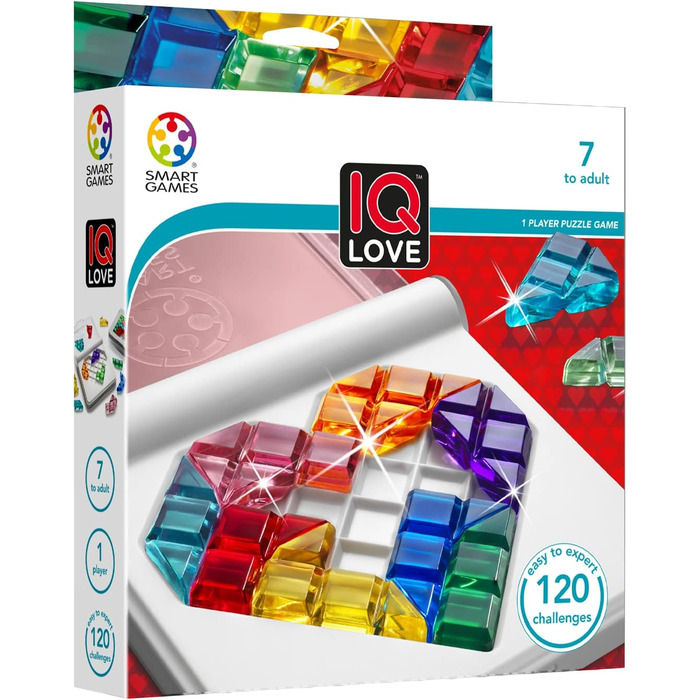 Розумні ігри - IQ Love, головоломка зі 120 завданнями, 2 режимами гри, 7 років