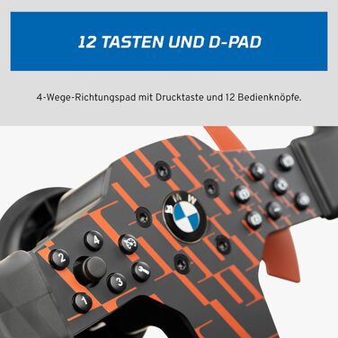 Кермо FANATEC Sim Racing CSL BMW гумове покриття, світлодіодний дисплей, смужка RevStripe, металевий важіль перемикання передач ПК, PS5, PS4