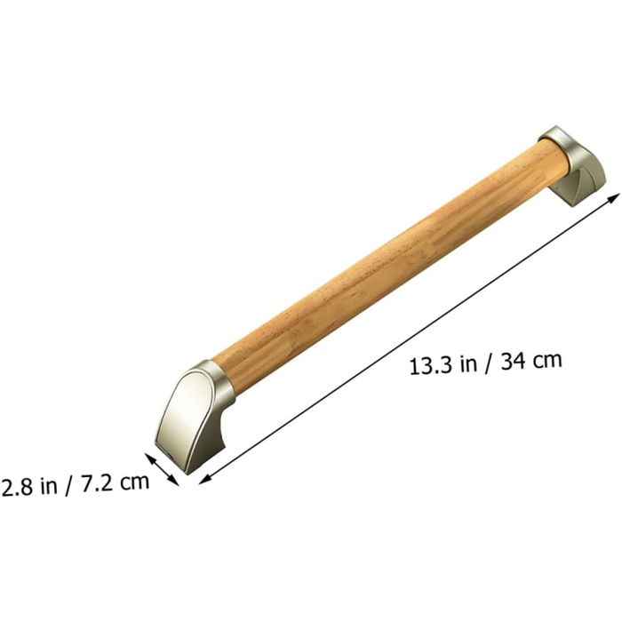 Поручень Дерево для встановлення у ванній кімнаті Поручні для людей з обмеженими можливостями Поручень для дому Аксесуари для ванної кімнати Нековзний поручень Захисна огорожа Душова лійка