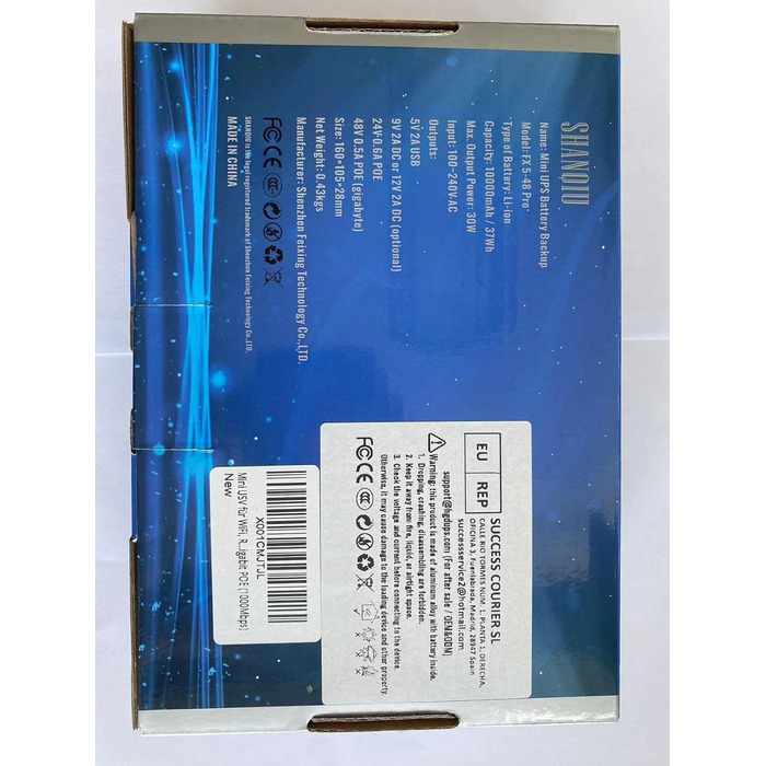 Міні ДБЖ з гігабітним POE для роутера, модему, камери спостереження, вхід змінного струму вихід 5В USB 9В/12В DC 24В/48В POE (1000