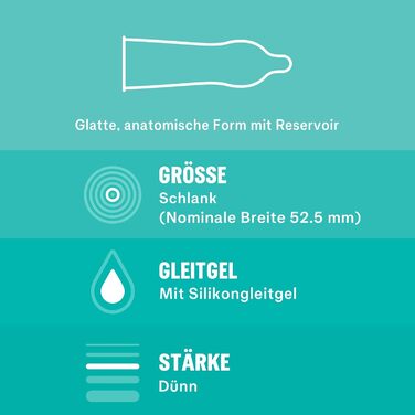 Презервативи Durex Natural Slim, 20 шт