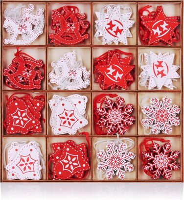 Набір різдвяних прикрас 48 предметів BRUBAKER