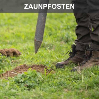 Ручний бурильник для землі 150 мм (бури для ям, стовпів, саду) Загальна довжина 104 см Максимальний діаметр буріння 150 мм Максимальна глибина буріння 1000 мм Міцна сталева конструкція, 700