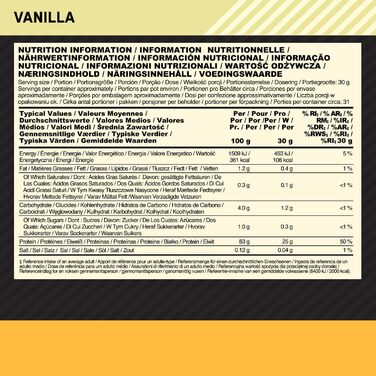 Протеїн Optimum Nutrition Gold Standard 100% Isolate, ваніль, 930 г (31 порція)