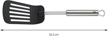 Шпатель пластиковий 32,2 см, нержавіюча сталь Cromargan частково матова, пластикова передня частина, можна мити в посудомийній маш