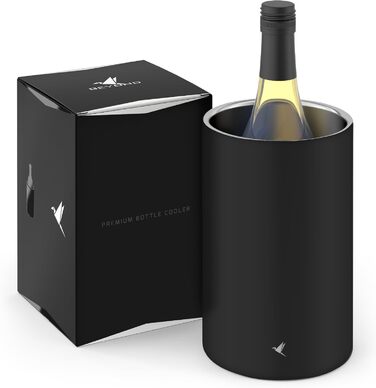 Охолоджувач пляшок Beyond для пляшок вина, шампанського та ігристих вин I Двостінний охолоджувач шампанського з нержавіючої сталі