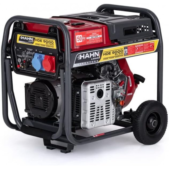 Дизельний генератор HDE 9000 EA-EA3 1/3-6 кВт Потужний та ефективний дизельний генератор для приватного та професійного використання, 97 дБ/А