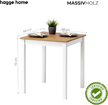 Дерев&39яний обідній стіл, маленький кухонний стіл 70x70, обідні столи, маленький дерев&39яний обідній стіл, обідні столи, обідній стіл, їдальня, кухонний стіл, маленький обідній стіл, білий, коричневий