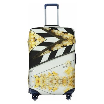 Чохол-рюкзак на багаж, еластичний, що миється, для подорожей та роботи (підходить для валіз розміром 45,7 - 81,3 см), Чорний, Середній