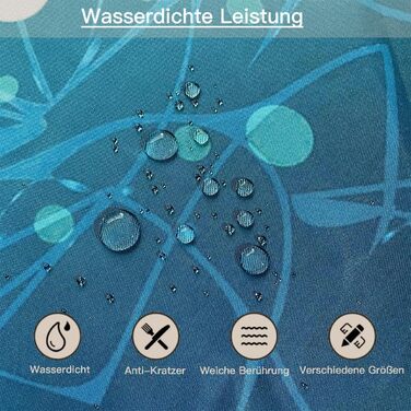 Скатертина миється кругла 90 см, еластичні зовнішні скатертини водовідштовхувальні водовідштовхувальні скатертини з ефектом лотоса