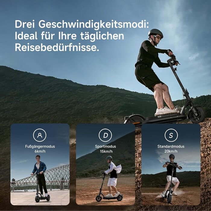 Електричний самокат, дозволений для використання на вулицях, із сертифікацією ABE, 10-дюймові колеса, максимальний запас ходу 65 км Підвіска на чотирьох колесах Складаний, має сертифікат IPX5 та TV, електричний самокат для дорослих, 65i