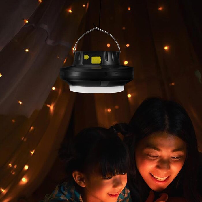 Сонячний обертовий аварійний ліхтар Mikikit з акумулятором Mah USB для кемпінгу та освітлення наметів на відкритому повітрі під час відключення електроенергії