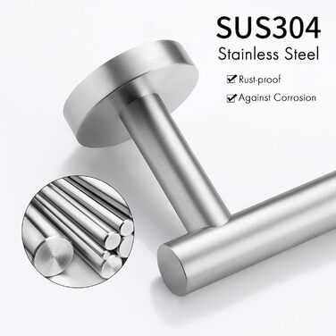 Полотенцесушитель для рушників Полотенцедержатель для рушників Нержавіюча сталь SUS304 Полотенцесушитель для ванни Настінний орган