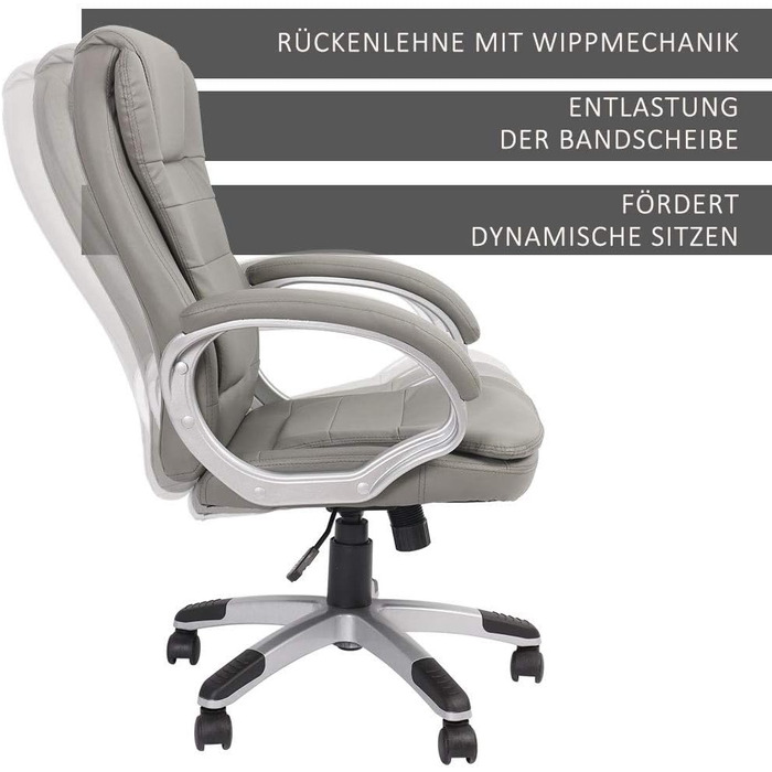 Офісне крісло Mucola з підлокітниками, ергономічне крісло керівника, ігрове крісло зі спинкою та вбудованим підголівником Вантажопідйомність 120 кг, регульована висота Робоче крісло, офісне крісло, комп&39ютерне крісло, обертове крісло