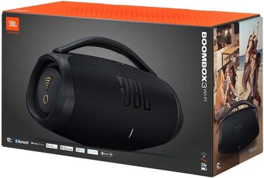 Бездротова колонка з Bluetooth і Wifi - Сумісна з додатком JBL One - 24 години відтворення - Водо- та пилонепроникна - Вбудований