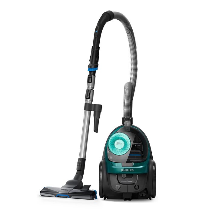 Безмішковий пилосос PHILIPS 5000 серії, чорний, 900 Вт, насадка TriActive, пилозбірник 1,5 л
