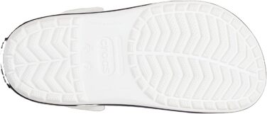 Сабо Crocs унісекс для дорослих з крокодиловою стрічкою, білий/білий/темно-синій, 12 жіночих/10 чоловічих