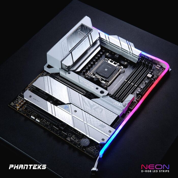 Світлодіодна стрічка PHANTEKS Neon D-RGB, комбінований комплект, 40 см (2 шт. и) - біла