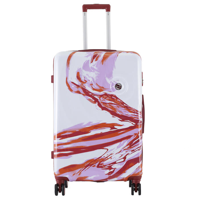 Валіза Semi Line 28' (L) White/Red Print (T5654-3)