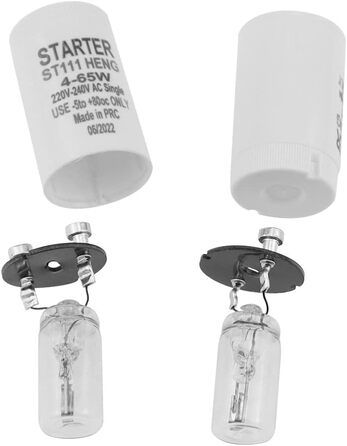 Стартер для люмінесцентних ламп 4-65 Вт стартер longlife ST111 220-240 В стартер для люмінесцентної лампи люмінесцентної лампи, 12 шт.