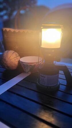 Газова лампа Nola з газовим балончиком 190 г та 3 чохлами - Газовий картриджний ліхтар для кемпінгу, газовий балончик з бутаном, газовий ліхтар для вулиці, газовий ліхтар для кемпінгу, паливний ліхтар, арт. 930