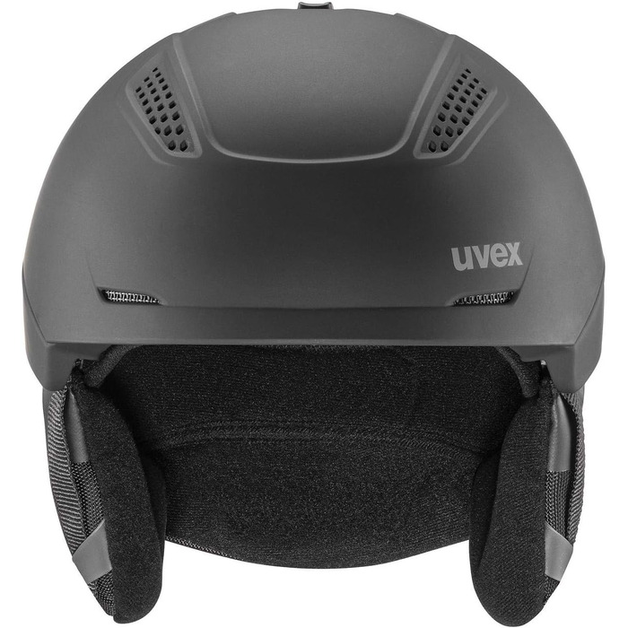 Лижний шолом для жінок та чоловіків - індивідуальне регулювання розміру - оптимізована вентиляція 55-59 см Одинарний чорний/прозорий